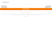 Tablet Screenshot of dermatore.com